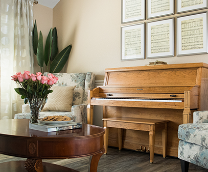 modesto assisted living facility living room